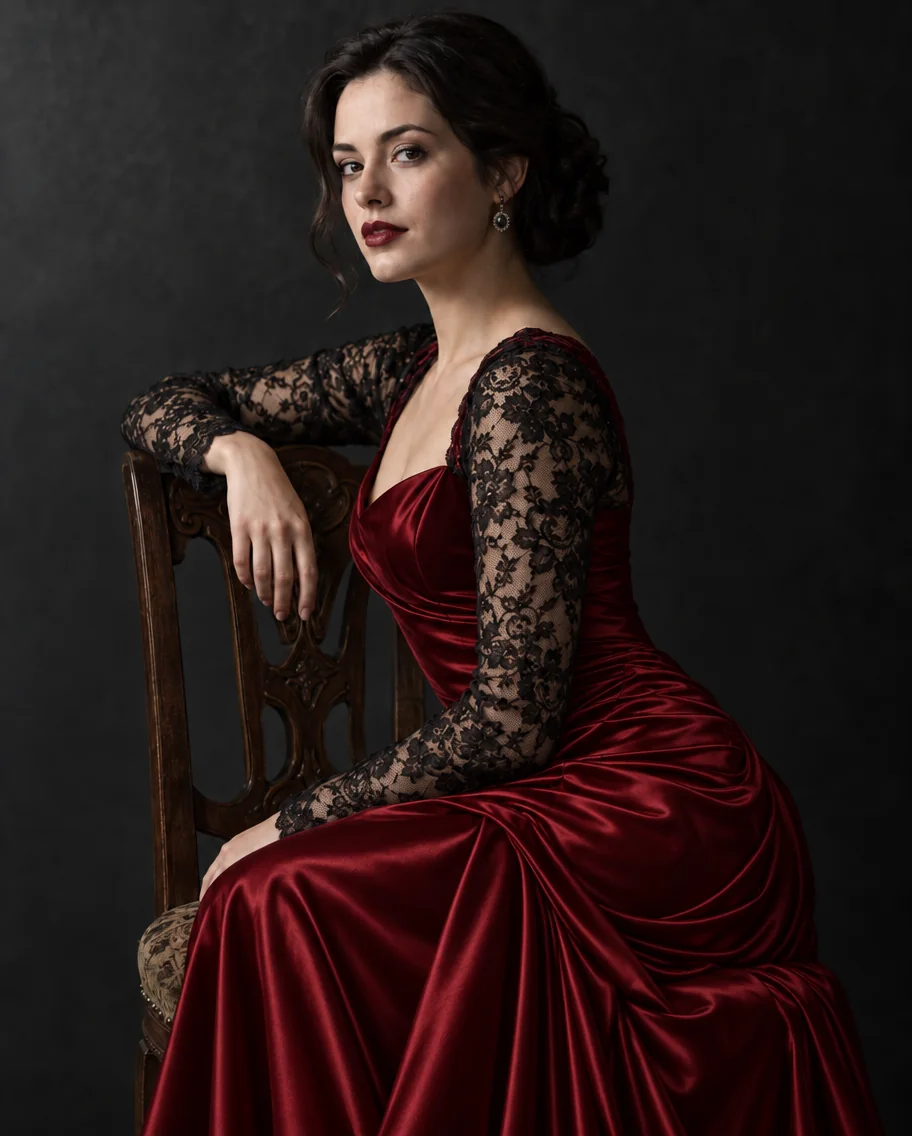 crimson-gown