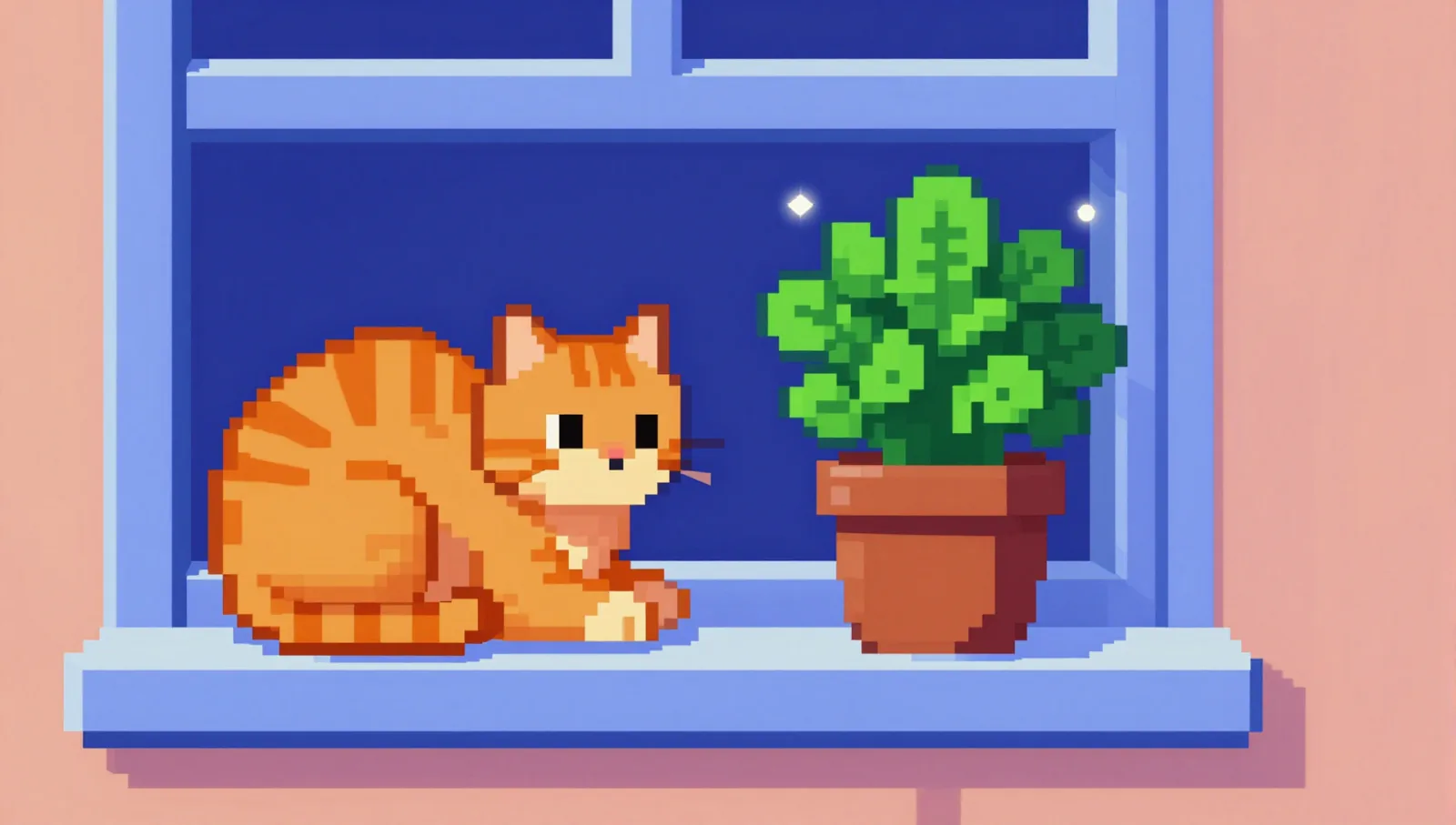 Sample image in the 16-Bit Pixel style