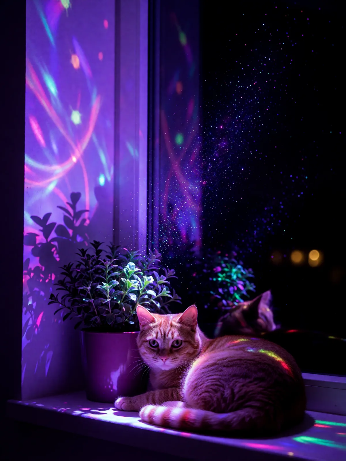 Sample image in the After-Con Neon style