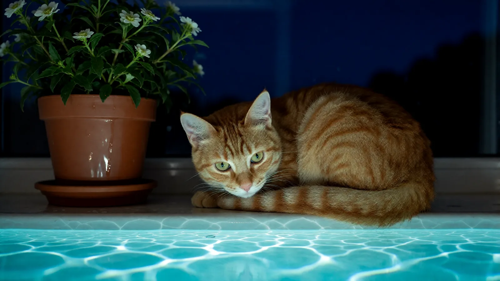 Sample image in the Afterglow Pool style