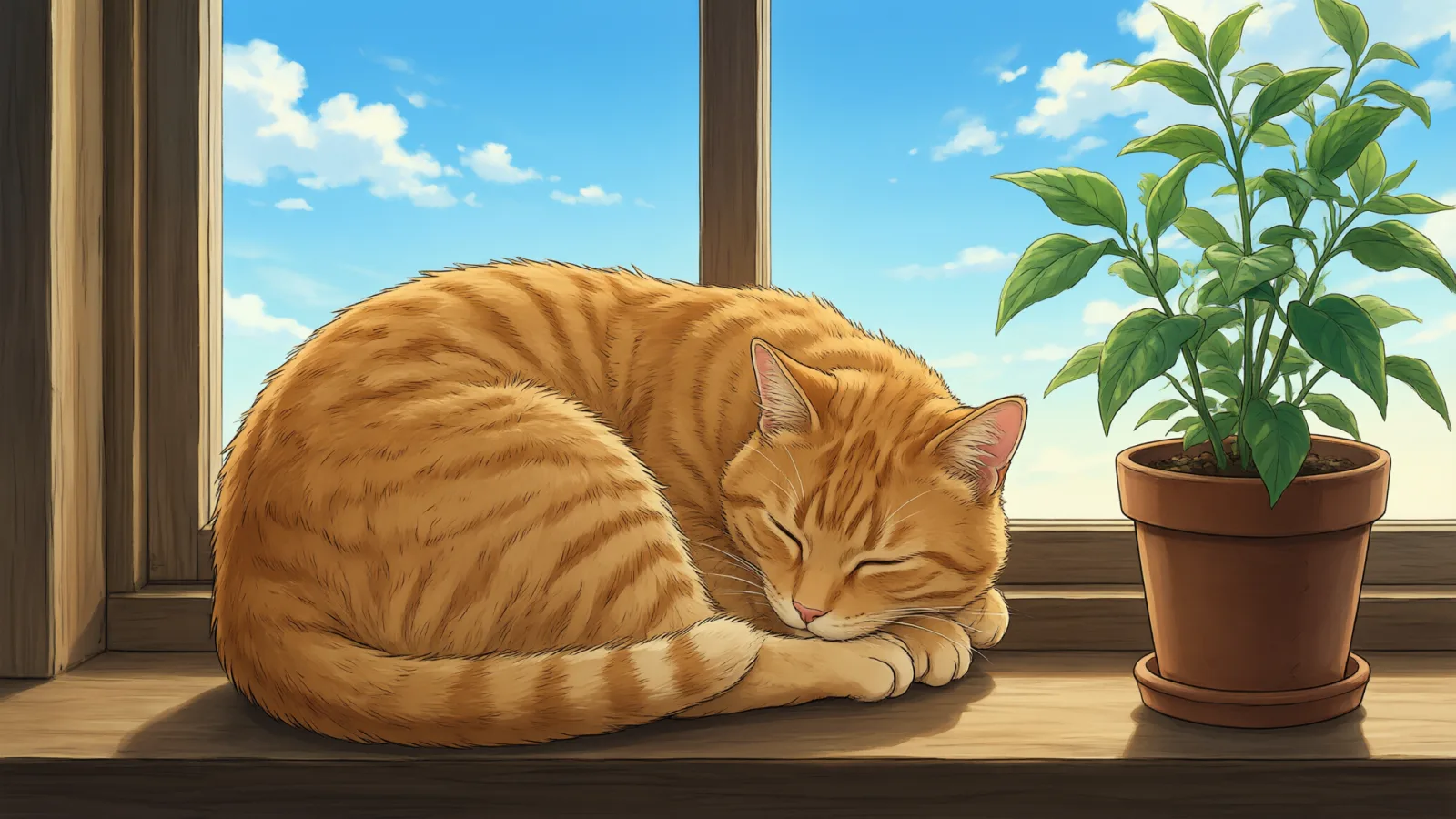 Sample image in the Anime Key Visual style