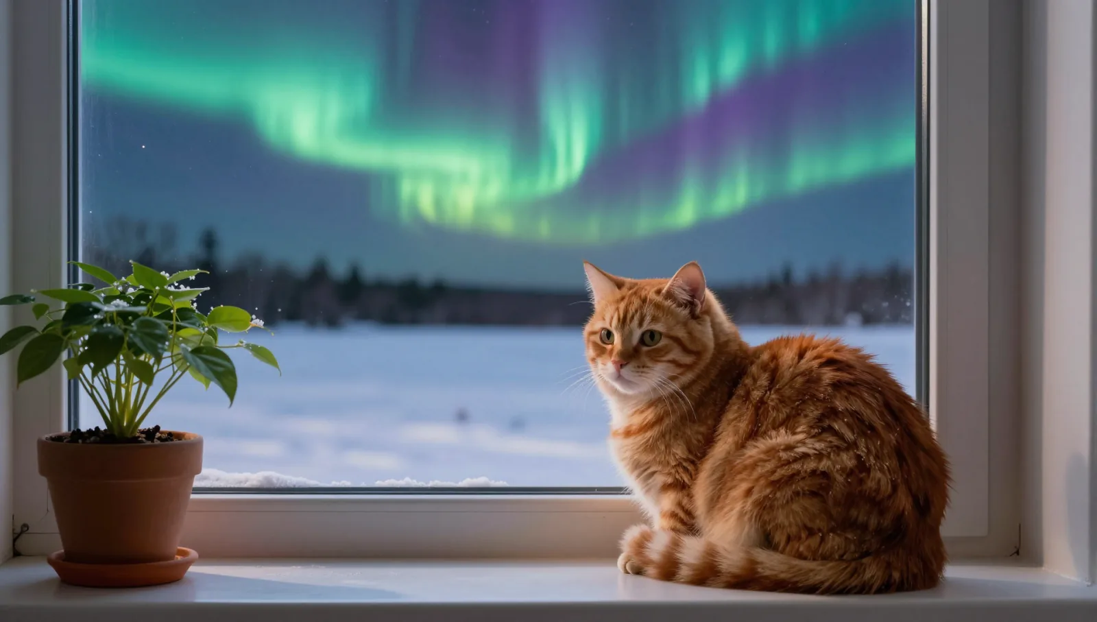 Sample image in the Aurora Night style