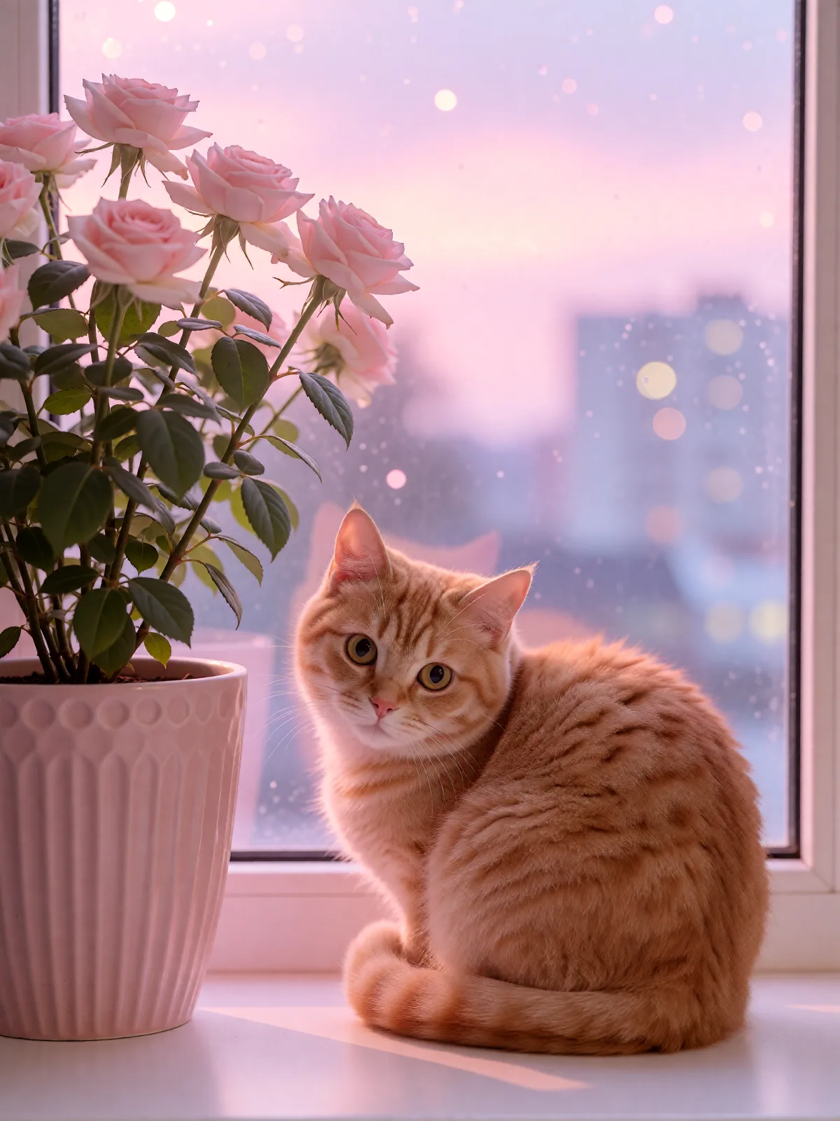 Sample image in the Blush Neon style