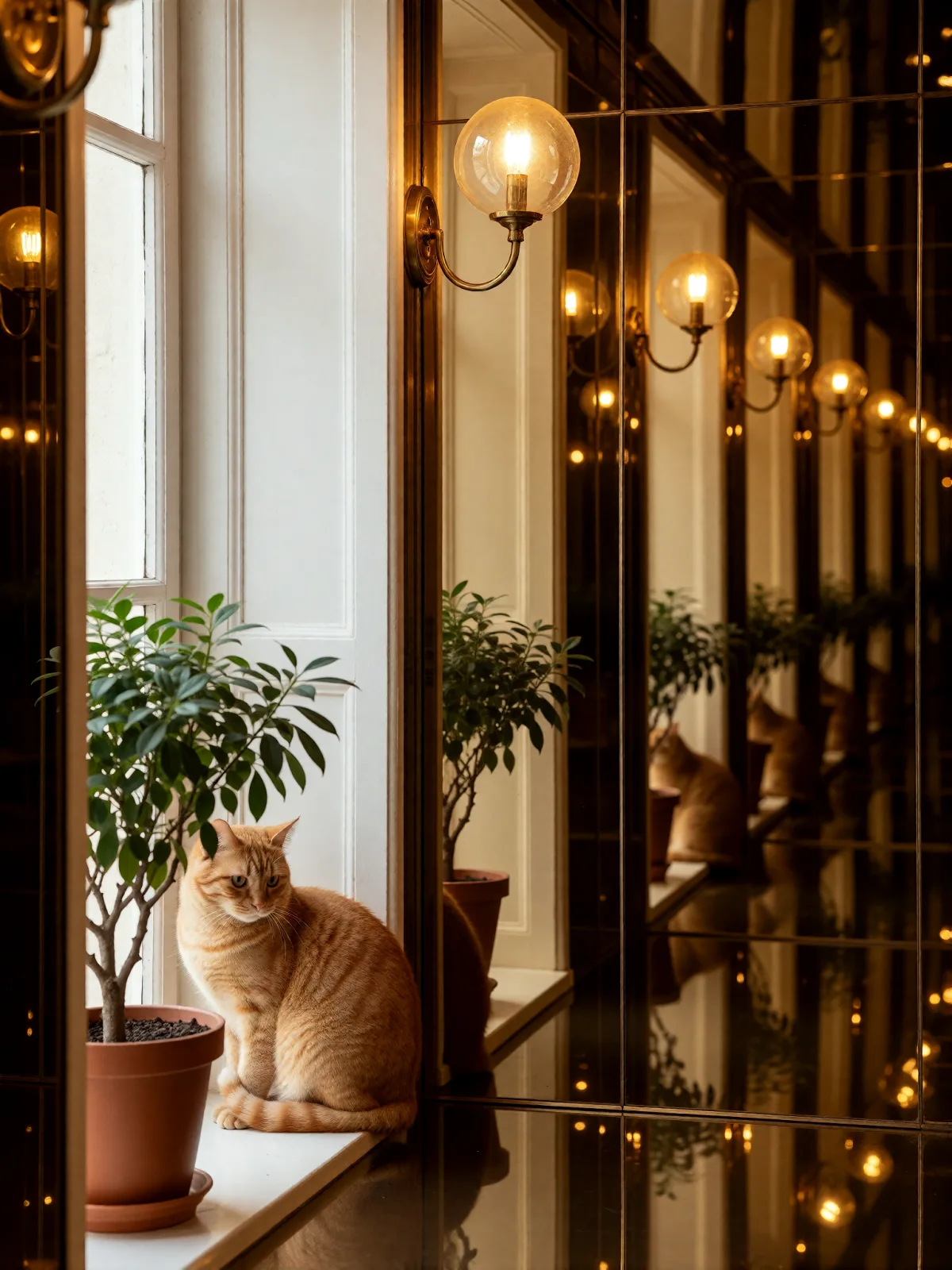 Sample image in the Brass Reflections style