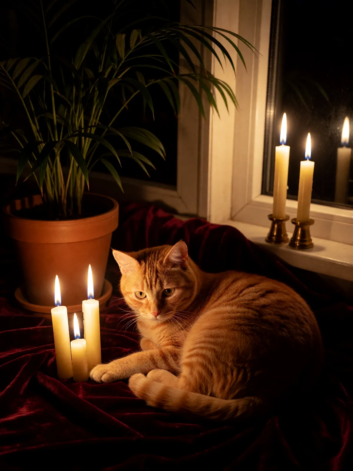 Sample image in the Candlelit Velvet style