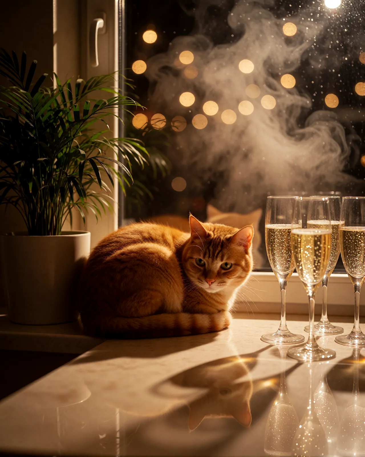 Sample image in the Champagne Haze style