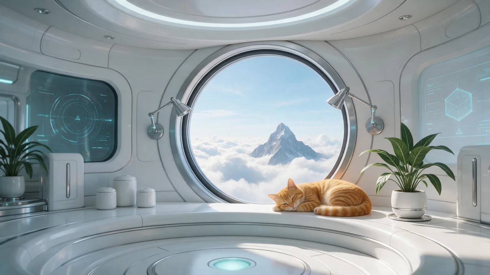 Sample image in the Chrome Future style