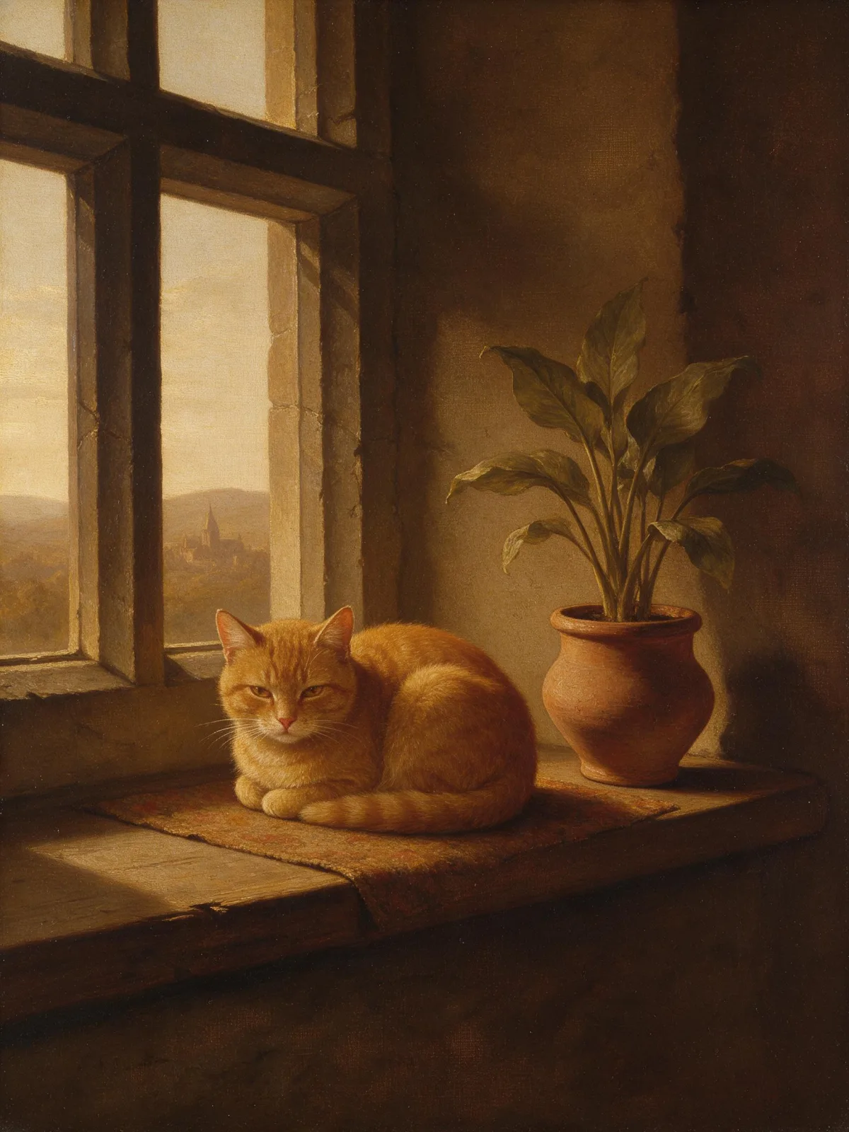 Sample image in the Classical Oil style