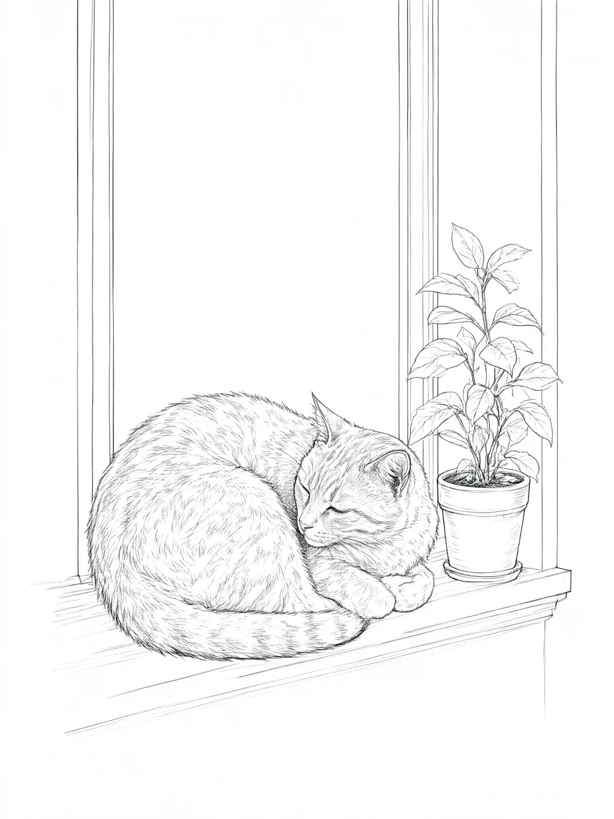 Sample image in the Clean Line Art style