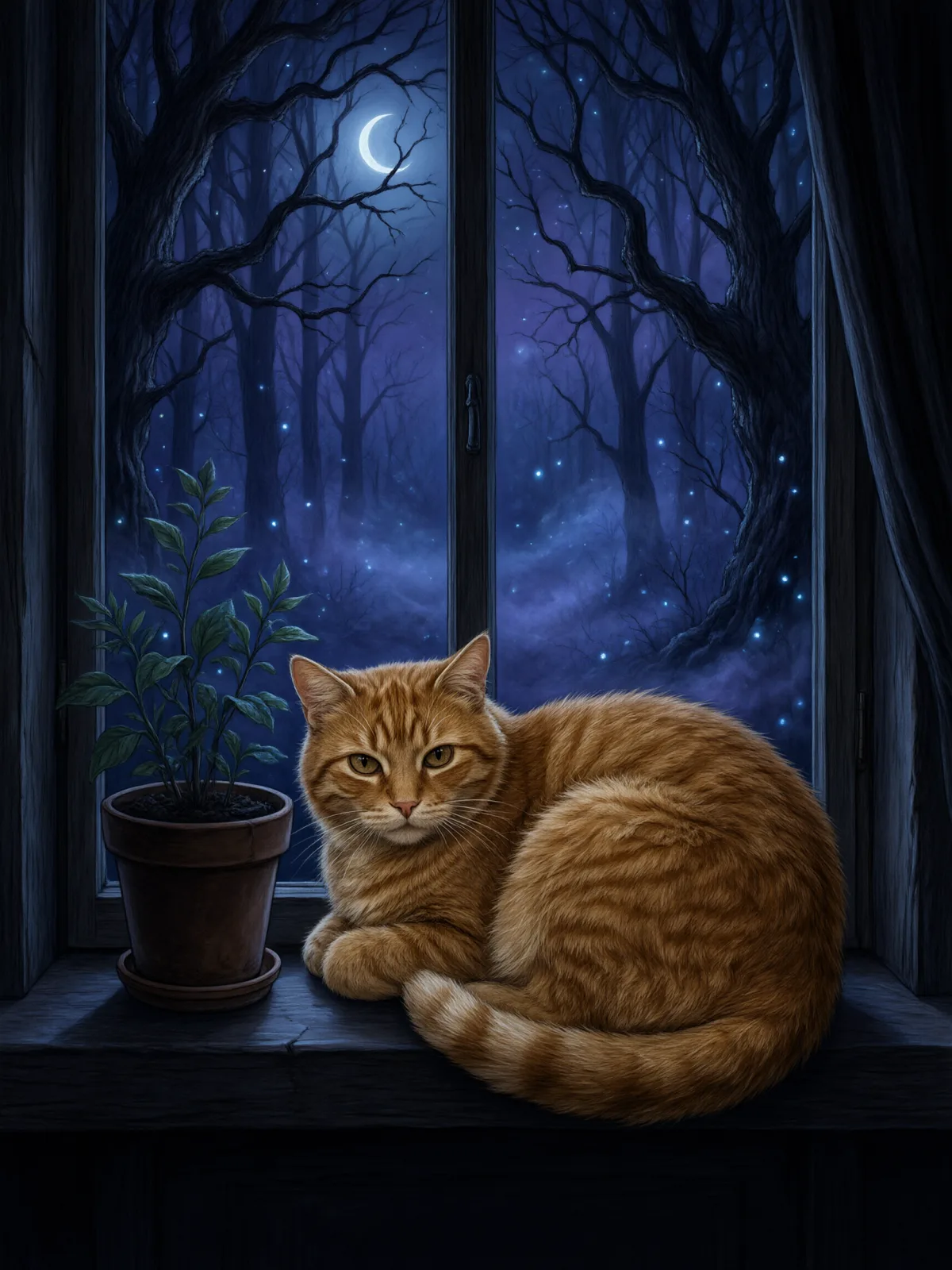 Sample image in the Dark Fairy Tale style