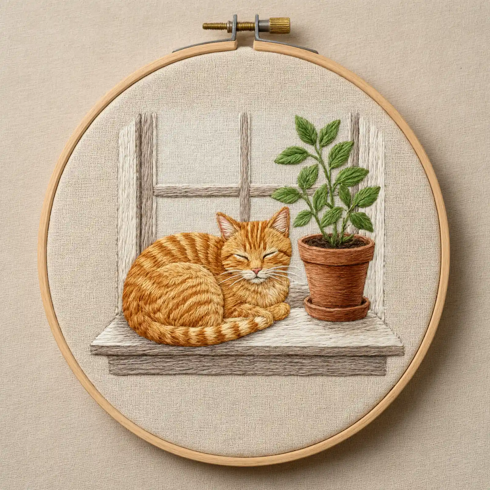 Sample image in the Embroidery Hoop style