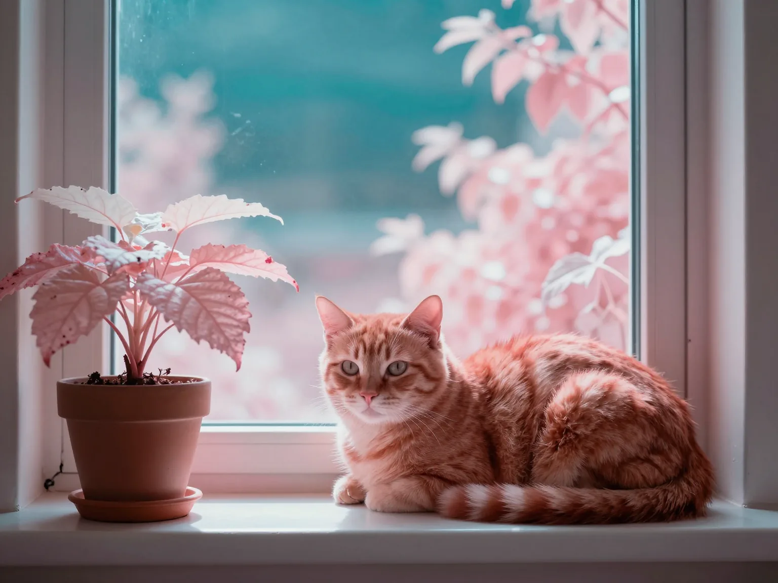 Sample image in the Infrared Dream style