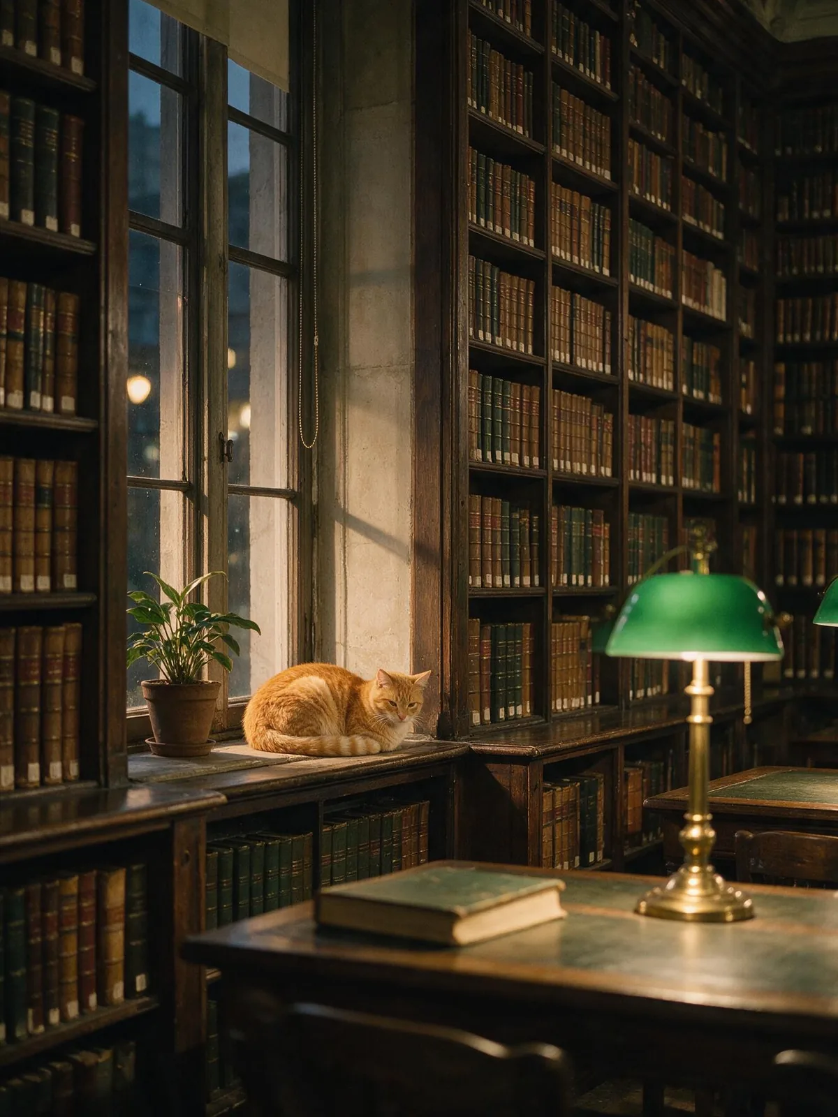 Sample image in the Library Hush style
