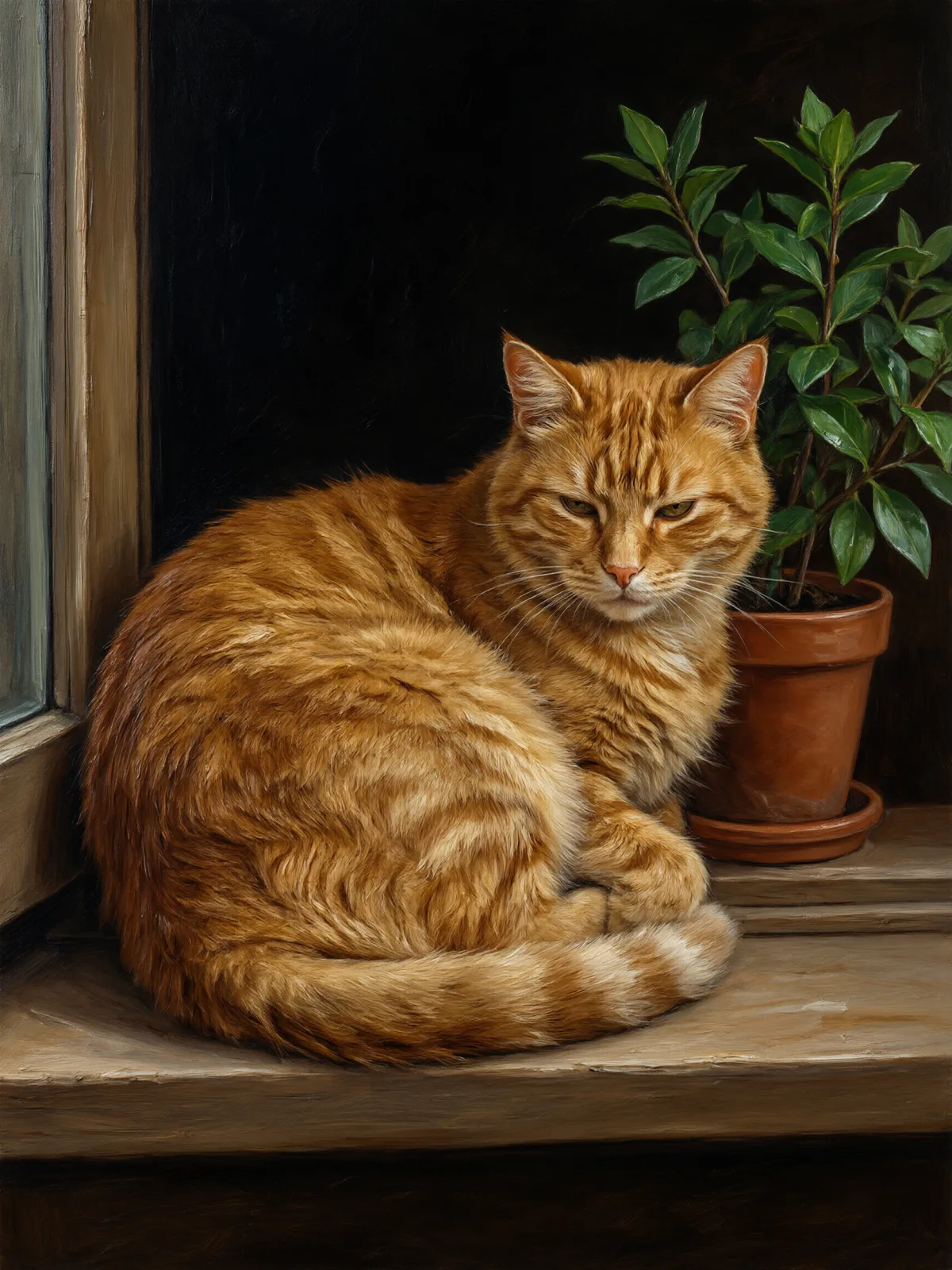 Sample image in the Modern Oil Glamour style