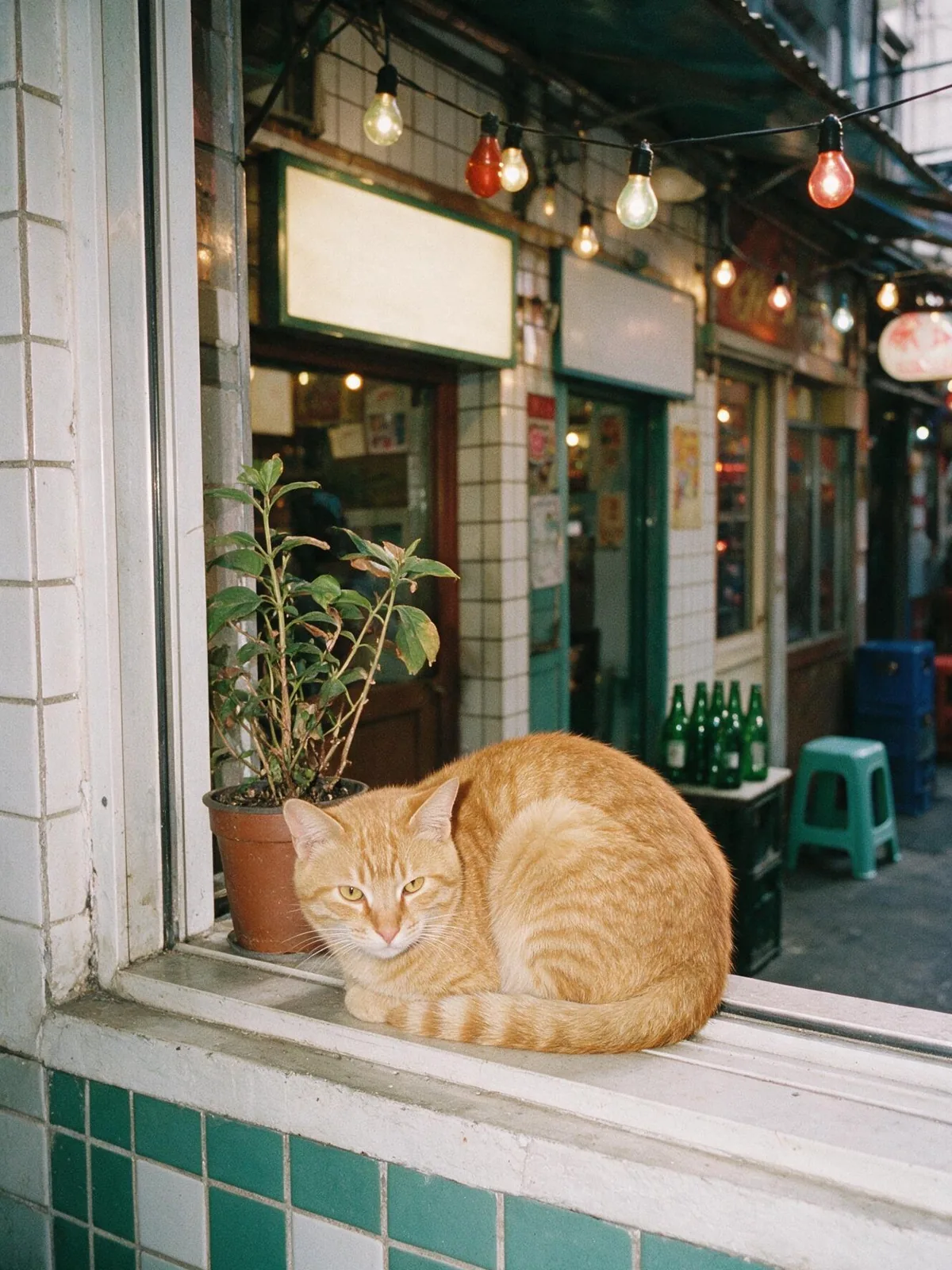 Sample image in the Newtro Seoul style