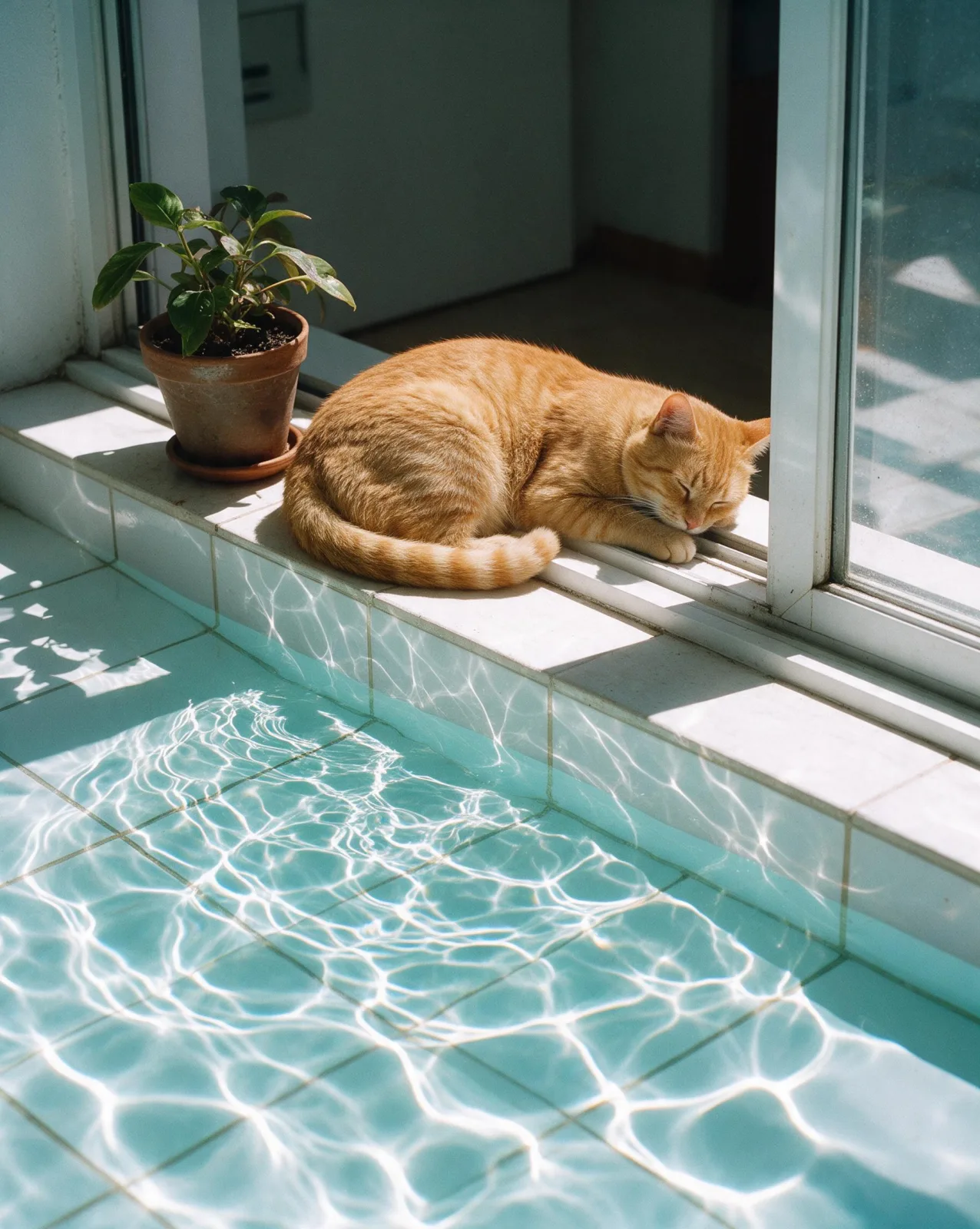 Sample image in the Pool Caustics Noon style