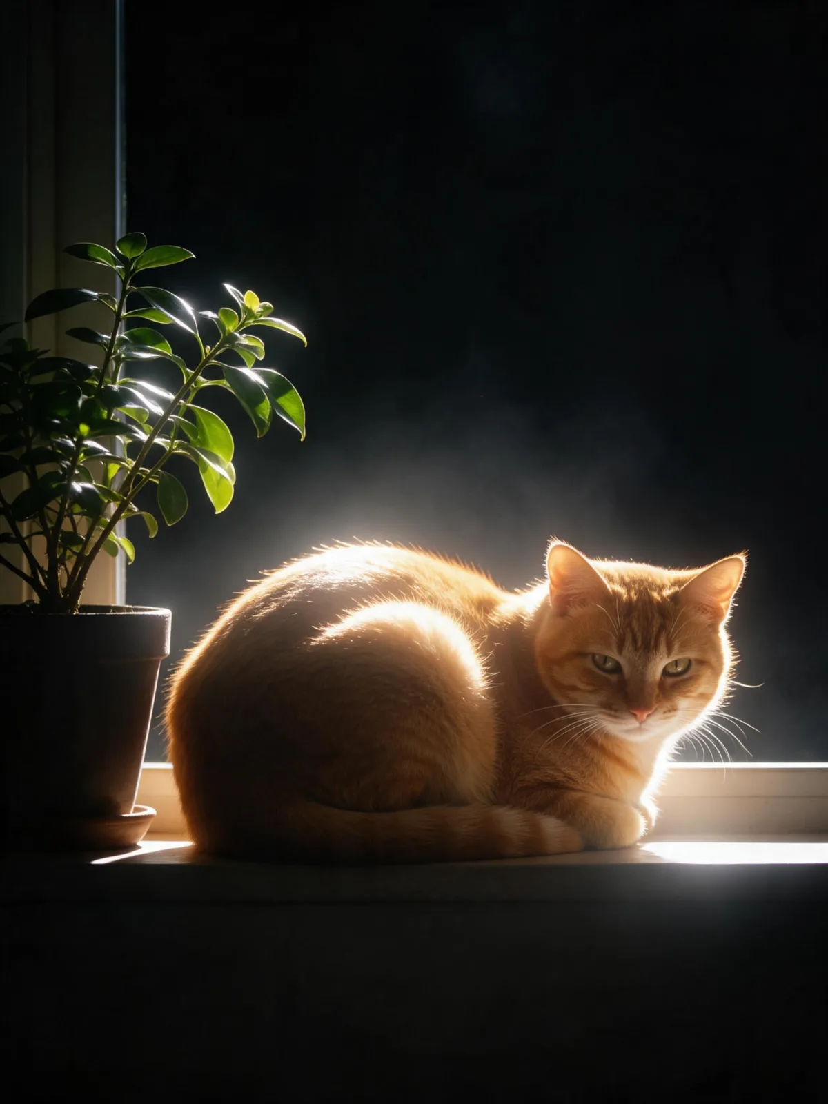 Sample image in the Rim Light Silhouette style