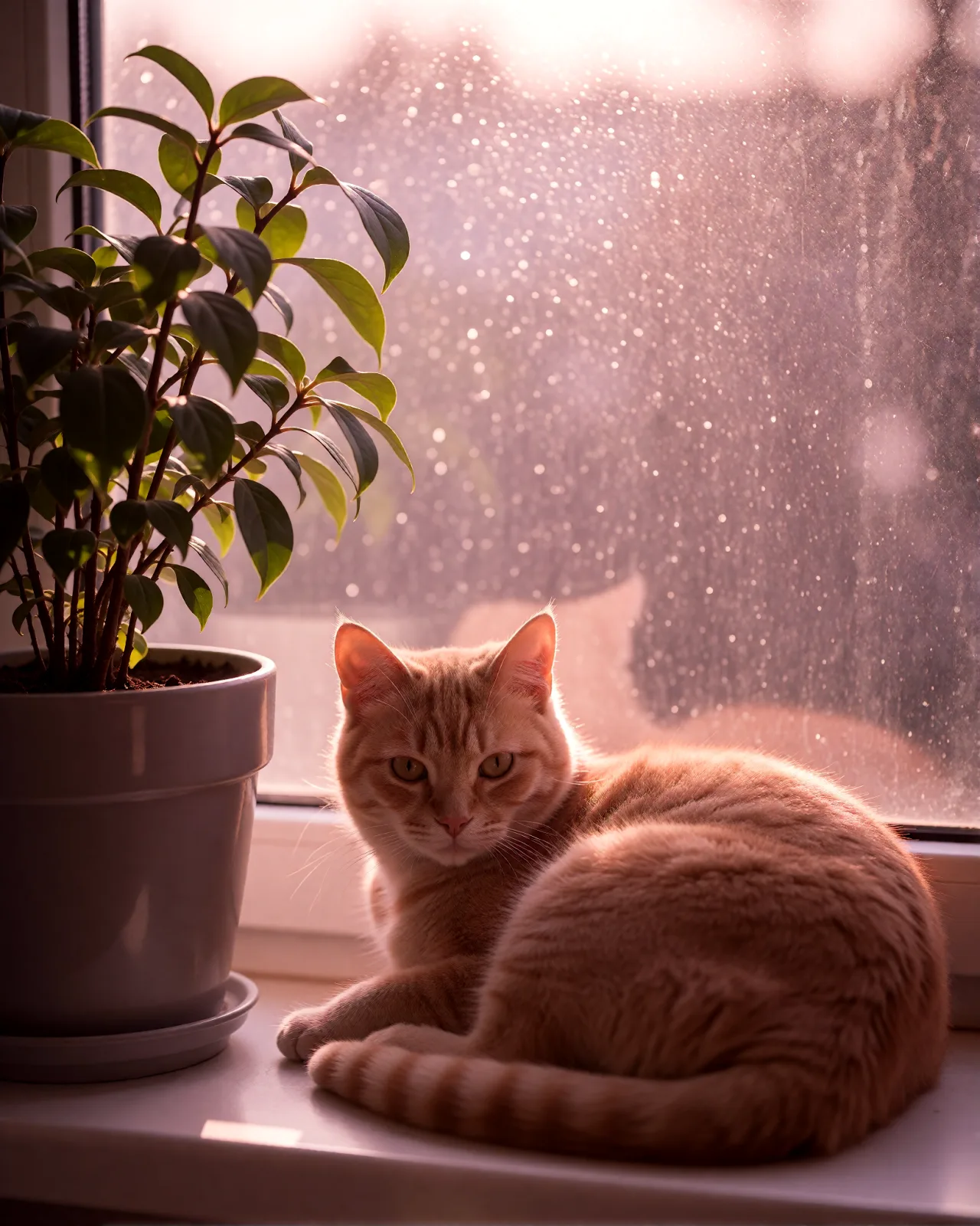 Sample image in the Rose Gold Hour style