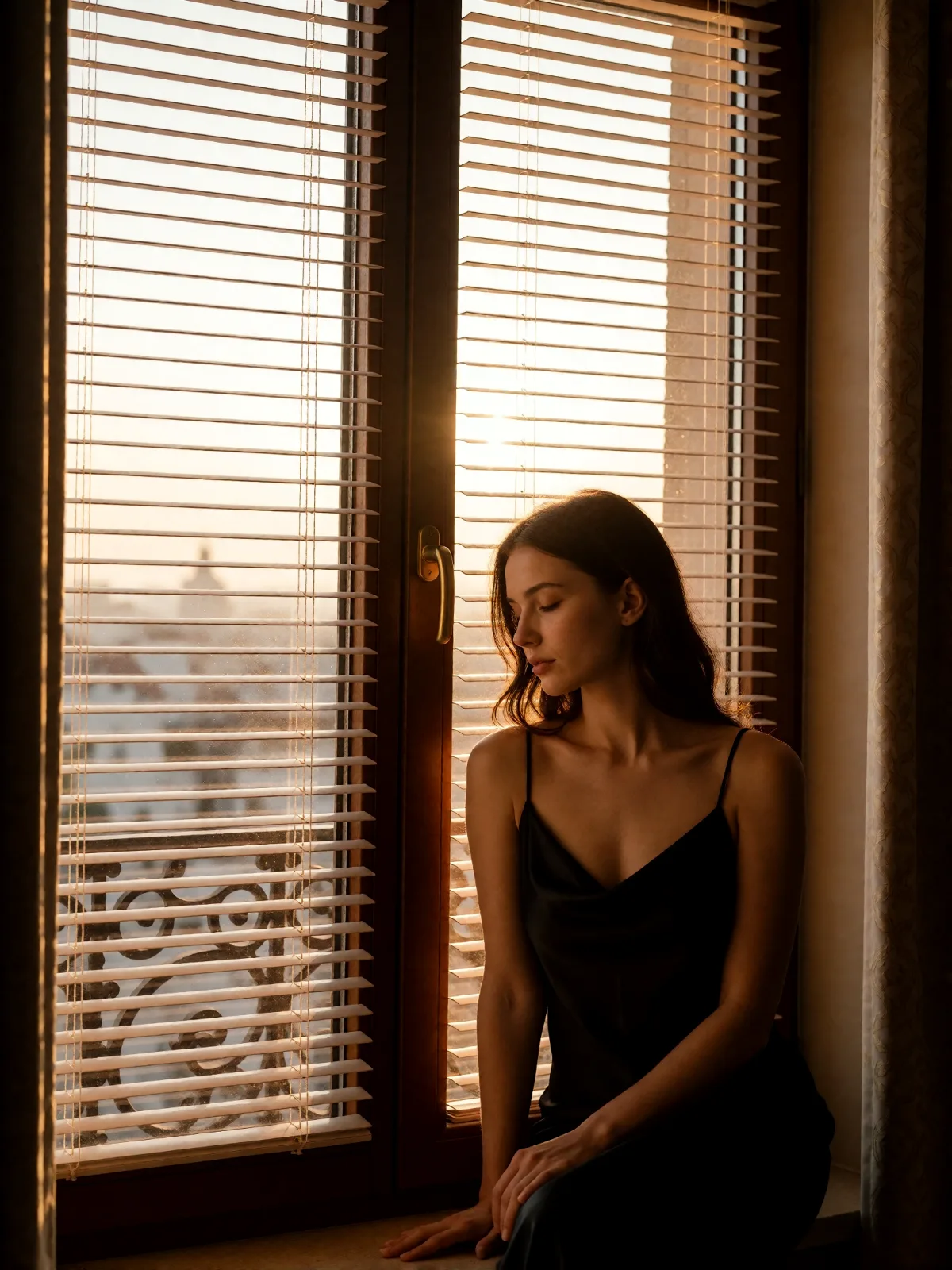 Luce tra le persiane