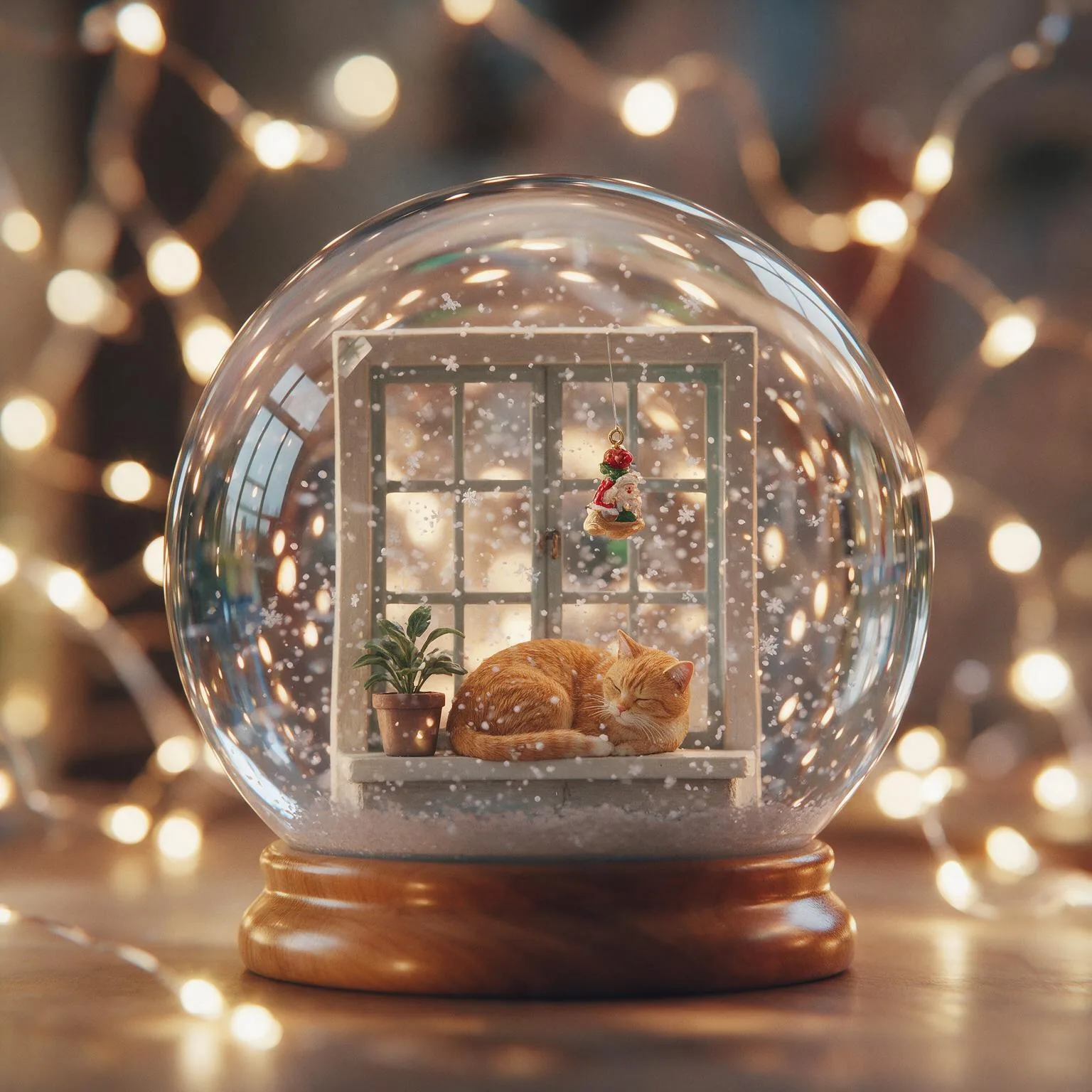 Sample image in the Snow Globe style