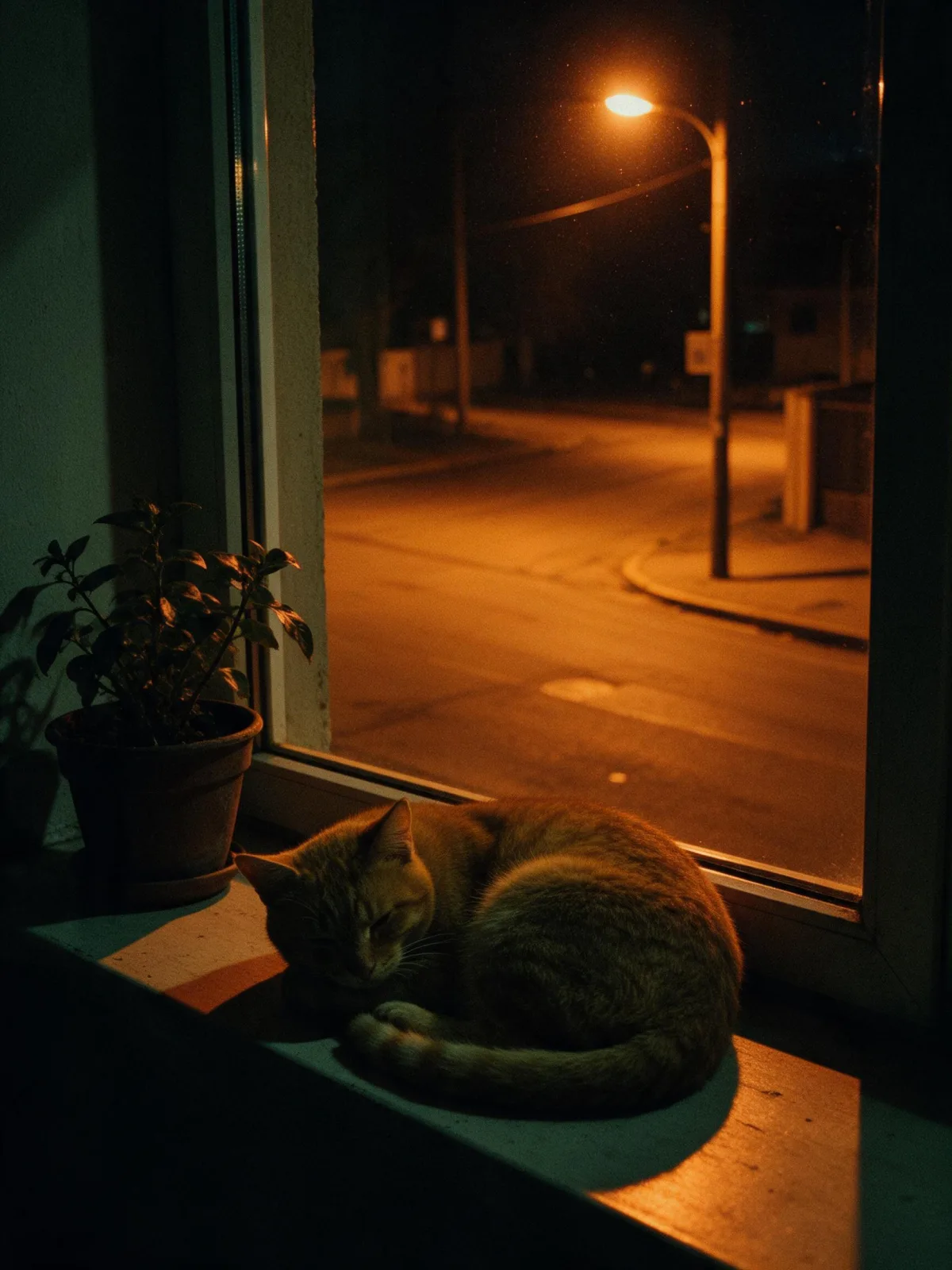 Sample image in the Sodium Streetlight style