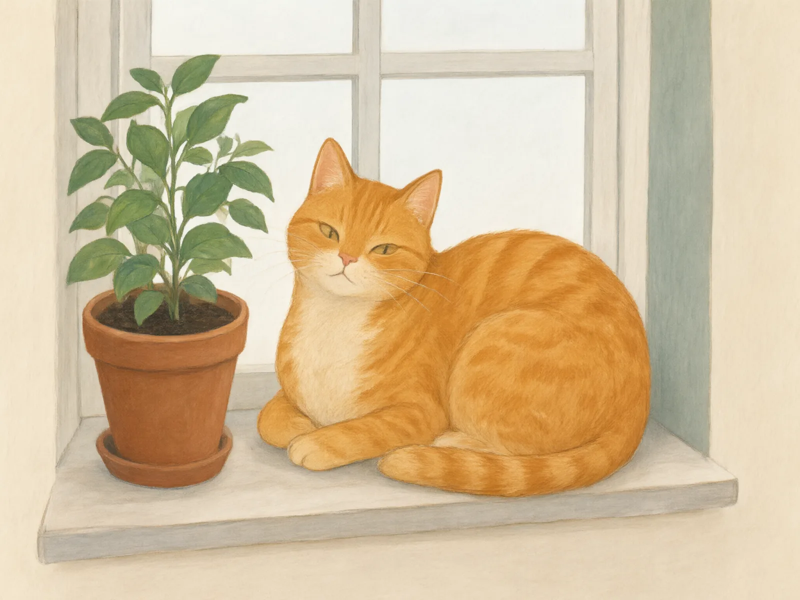 Sample image in the Storybook Gouache style