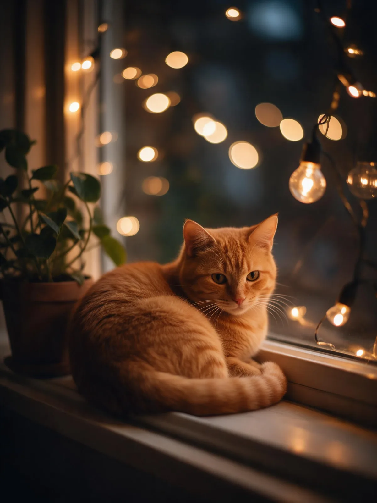 Sample image in the String Light Bokeh style