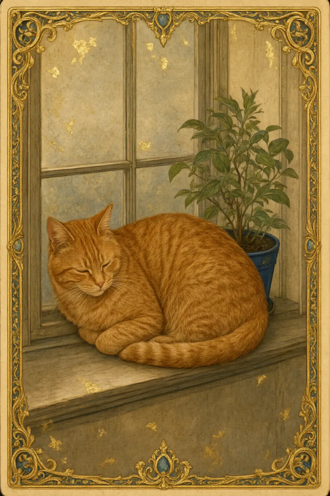 Sample image in the Tarot Gilt style