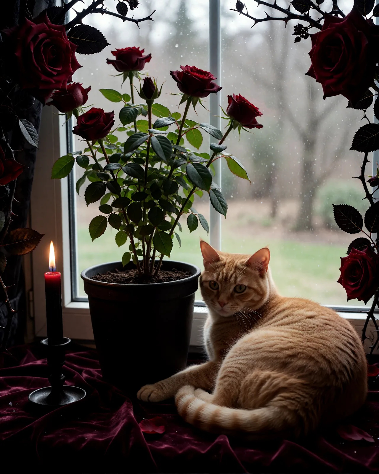 Sample image in the Thorn & Rose style